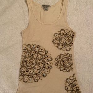 Embellished tank top